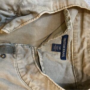 British Khaki Jacket Olive Green Women’s Size Small